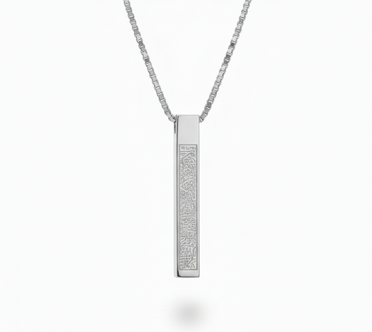 AYET-EL KÜRSİ İNCE KOLYE GÜMÜŞ