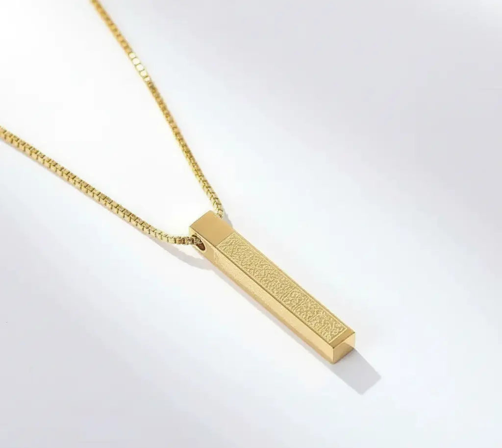 AYET-EL KÜRSİ İNCE KOLYE GOLD evadoretaki.com