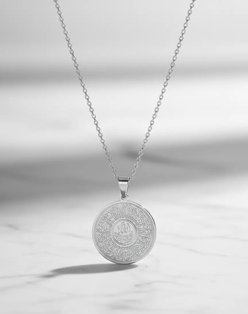 AYET-EL KÜRSİ KOLYE ÖZEL SERİ GÜMÜŞ evadoretaki.com