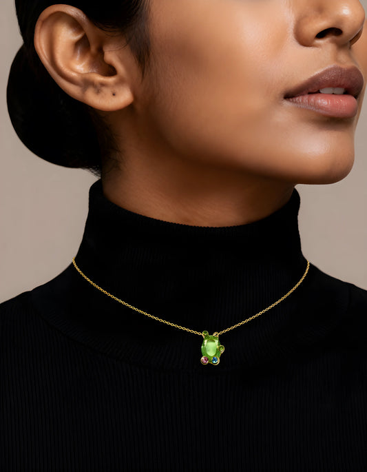 Zirkon Taş Kolye evadoretaki.com