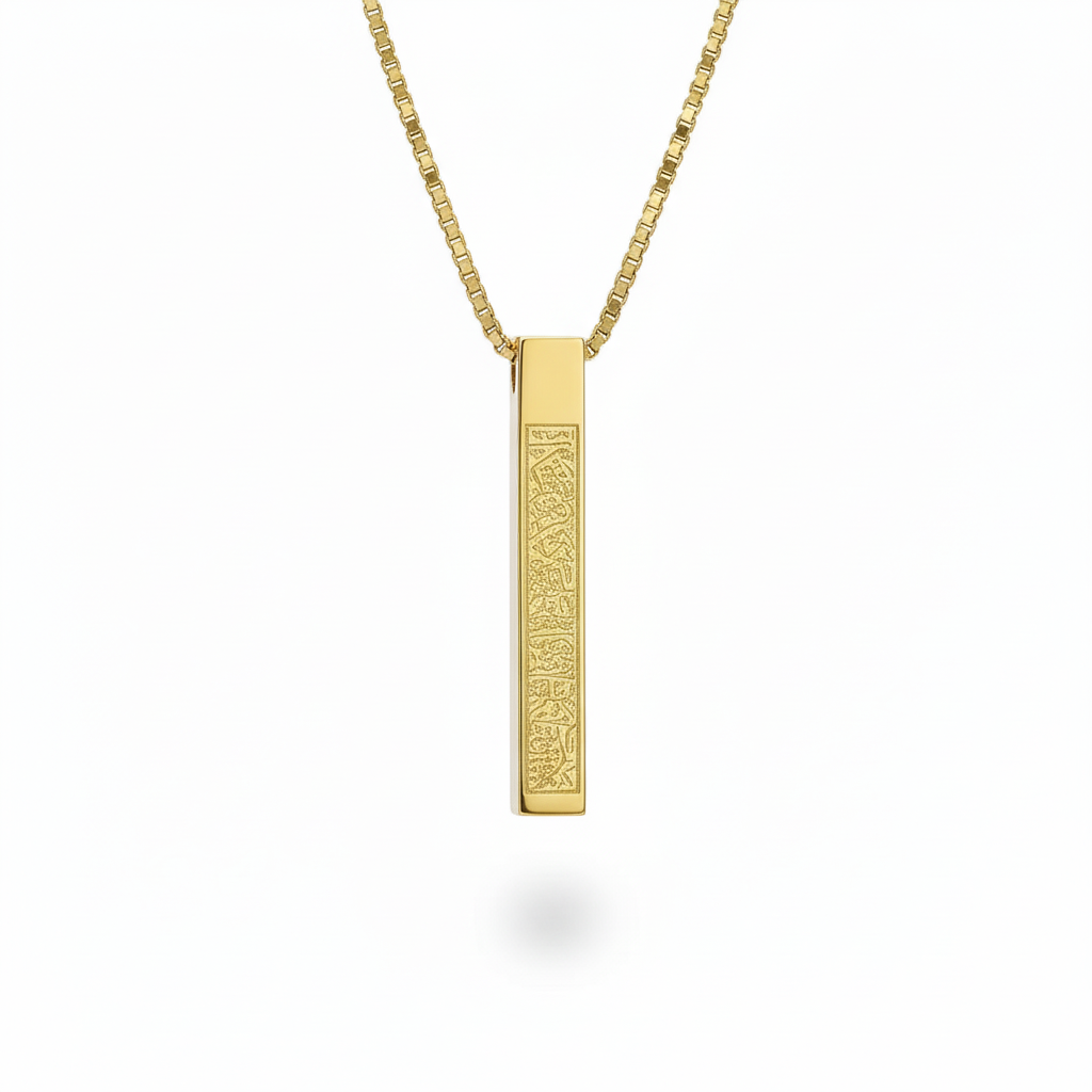 AYET-EL KÜRSİ İNCE KOLYE GOLD