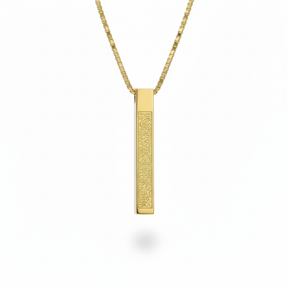 AYET-EL KÜRSİ İNCE KOLYE GOLD