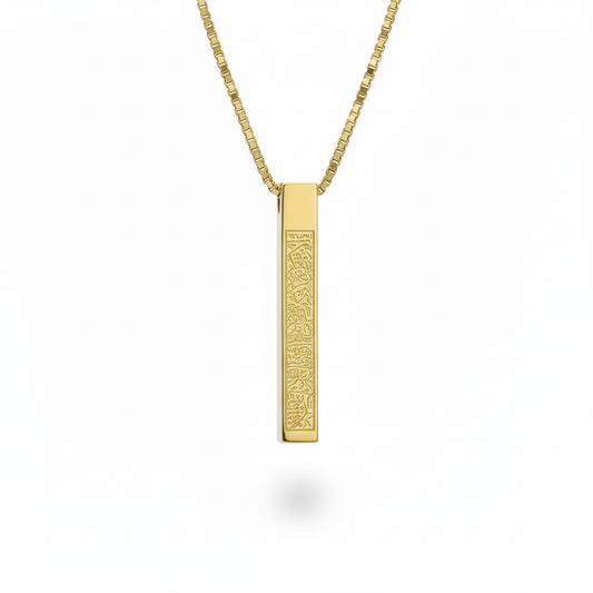 AYET-EL KÜRSİ İNCE KOLYE GOLD