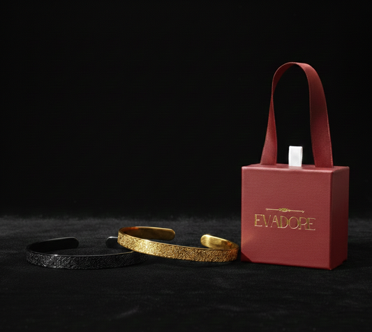 Çiftlere Özel Siyah & Gold Ayet-el Kürsi Bileklik