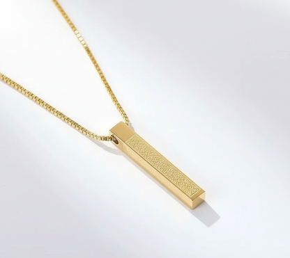 AYET-EL KÜRSİ İNCE KOLYE GOLD