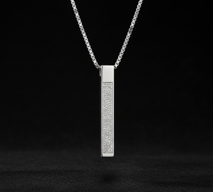 AYET-EL KÜRSİ İNCE KOLYE GÜMÜŞ