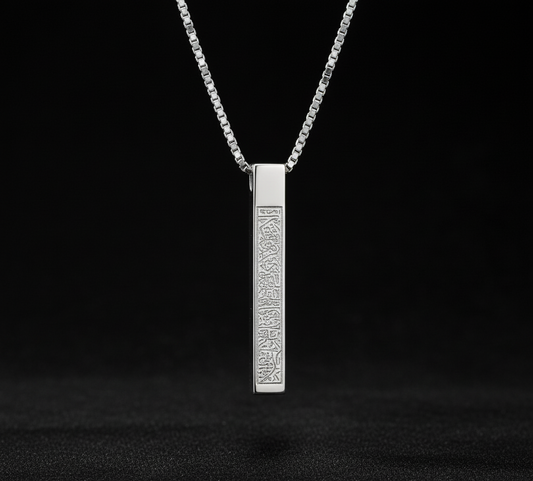 AYET-EL KÜRSİ İNCE KOLYE GÜMÜŞ