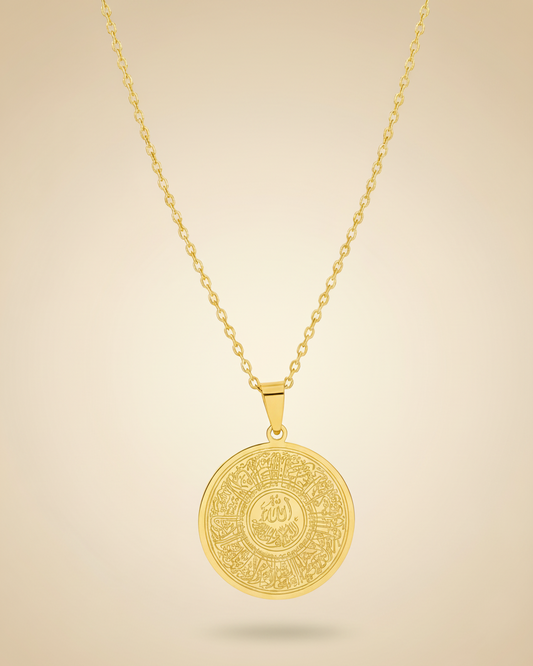 AYET-EL KÜRSİ KOLYE ÖZEL SERİ GOLD
