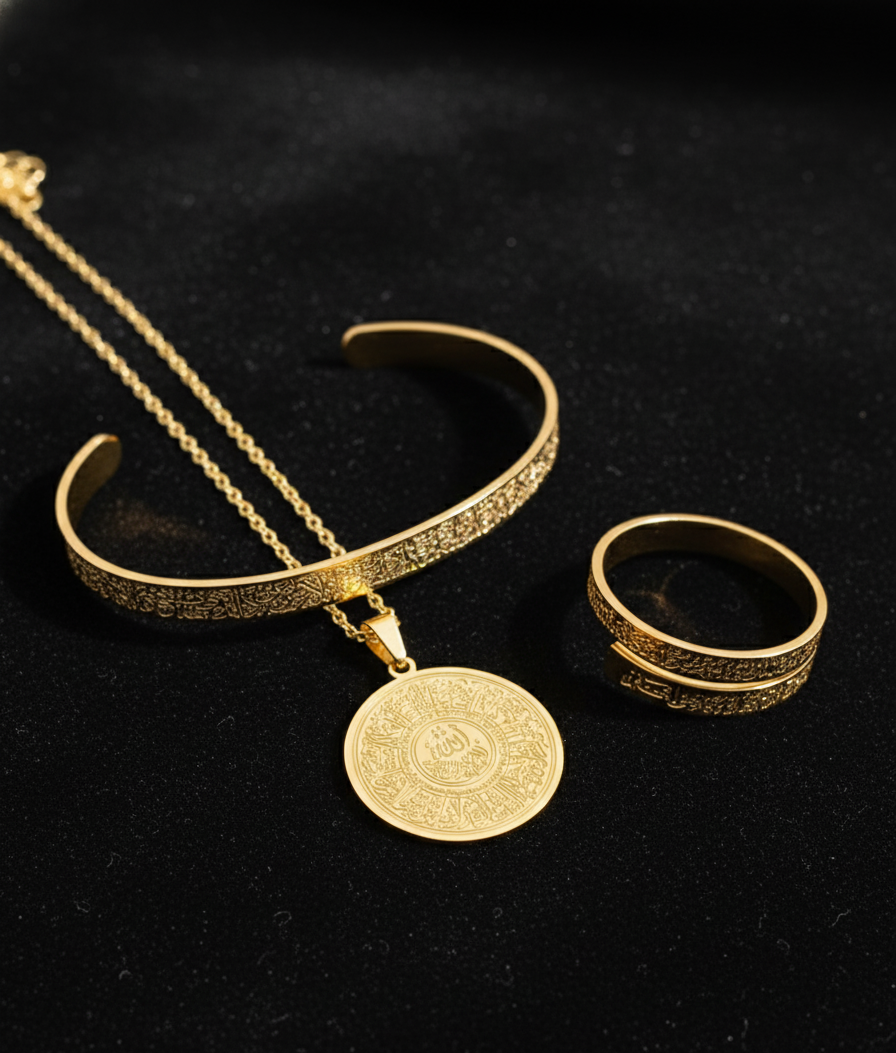 Ayet-el Kürsi Gold Set