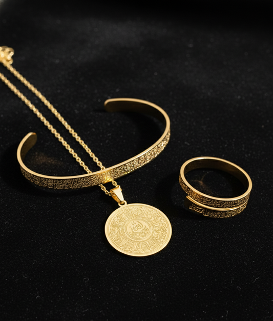 Ayet-el Kürsi Gold Set