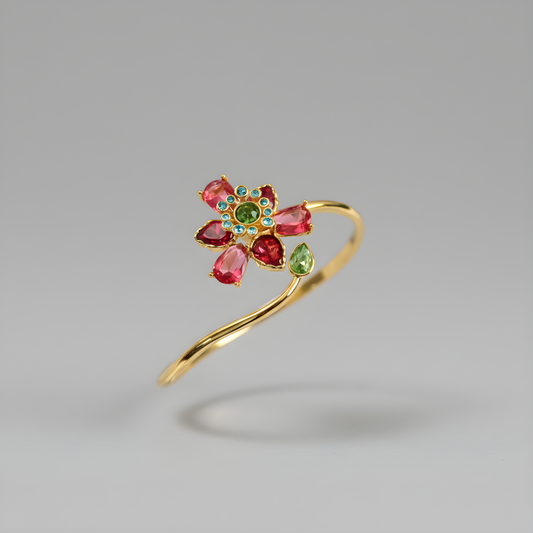 Zirkon Çiçek Bileklik